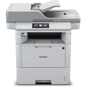Brother MFC-L6900DW 4-in-1 High speed Monochrome Laser Multi-Function Center designed for business, White