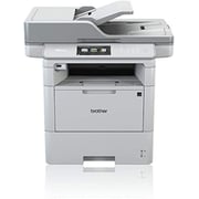 Brother MFC-L6900DW 4-in-1 High speed Monochrome Laser Multi-Function Center designed for business, White