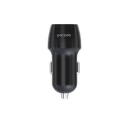 Porodo Lucid Magsafe Car Mount Car Charger - Black