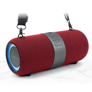 Powerology Cypher Portable Stereo Speaker - Red