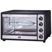 IDO Single Glass Toaster Oven 50 Liters, Black – TO50SG-BK