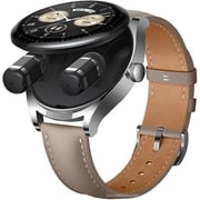 Huawei Watch Buds SGA-B19 – Steel Case/Khaki Leather Strap