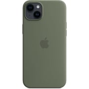 iPhone 14 Plus Silicone Case with MagSafe - Olive - Apple