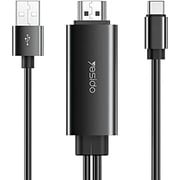 Yesido USB-Type C To HDMI Adapter Black