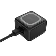 Porodo PD-FWCH005-BK Desktop Charger with 3-Ports Fast Wireless Charger - Black