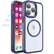 GAFA Hard Case With Screen Protector Dark Blue iPhone 14Pro