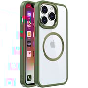 GAFA Hard Case With Screen Protector Dark Green iPhone 14 Pro Max