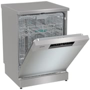 Gorenje Free Standing Dishwasher, 16 Place Settings, 3 Baskets, Total AquaStop Total Dry - Automatic Door Opening - GS643D60X