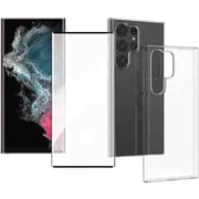 Glassology Clear Case With Screen Protector Galaxy S23 Ultra