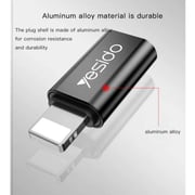 Yesido Type-C To Lightning Connector To Adapter Black