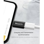Yesido Type-C To Lightning Connector To Adapter Black