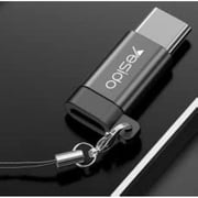 Yesido Micro USB To Type-C to Lightning Connector Adapter Black