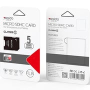 بطاقة ذاكرة FL14 مايكرو SDHC سعة 8 جيجابايت مع محول من يسيدو