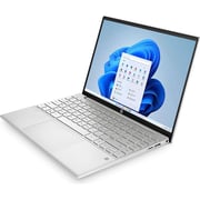 HP Pavilion Aero (2022) Laptop - AMD Ryzen 7-5825U / 13.3inch WUXGA / 512GB SSD / 16GB RAM / Shared AMD Radeon Graphics / Windows 11 Home / English & Arabic Keyboard / Silver / Middle East Version - [13-BE1007NE]