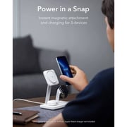 ESR HaloLock 3-in-1 Wireless Charger White