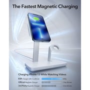ESR HaloLock 3-in-1 Wireless Charger White