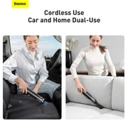 Baseus A3 15000pa Portable Car Vacuum Cleaner Wireless Handheld Auto Vacuum Suction Cleaning Tool - Black