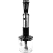 AFRA Japan 1200W 4in1 Stainless Steel 2 Speed Black & Silver/ Chopper/ Whisk/ Mixing Cup- Hand Blender Set