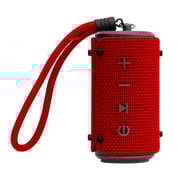 evvoli 5 Watts Water-Resistant Indoor & Outdoor Bluetooth Speaker with Built-In Microphone -Evaud-Mb5A / Red