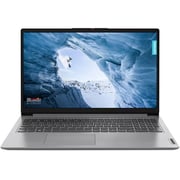 Lenovo IdeaPad 1 15IAU7 (2022) Laptop - 12th Gen / Intel Core i5-1235U / 15.6inch FHD / 256GB SSD / 8GB RAM / Shared Intel Iris Xe Graphics / Windows 11 Home / English & Arabic Keyboard / Cloud Grey / Middle East Version - [82QD0044AX]