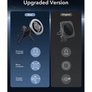 ESR HaloLock Magnetic Car Mount Metallic Grey