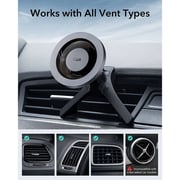 ESR HaloLock Magnetic Car Mount Metallic Grey