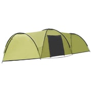 vidaXL Camping Igloo Tent 650x240x190cm 8 Person Green