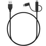 Ravpower 3-in-1 Nylon Braided Cable Black
