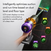Dyson V15 Detect Cordless Vacuum Cleaner - Yellow/Nickel - International Version