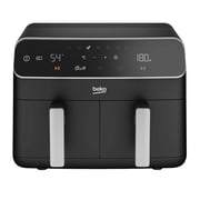 Beko Dual Zone Digital Air Fryer 2400W 8.5L -FRL5388B -Black