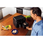 Beko Dual Zone Digital Air Fryer 2400W 8.5L -FRL5388B -Black