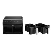 Beko Dual Zone Digital Air Fryer 2400W 8.5L -FRL5388B -Black
