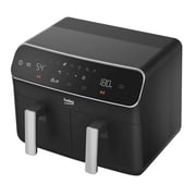 Beko Dual Zone Digital Air Fryer 2400W 8.5L -FRL5388B -Black