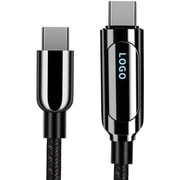 Glassology USB-C To Lightning Cable 1.2m Black