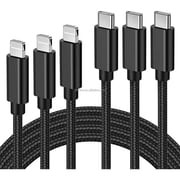 Glassology USB-C To Lightning Cable 1.2m Black