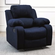 Galaxy Design Heavy Duty Swivel / Glider / Relaxer / Recliner / Fabric Sofa Navy Black - GDF- J1008