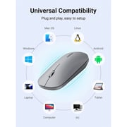 UGREEN Portable Wireless Mouse Grey- MU001-90373