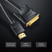 VENTION HDMI to DVI Cable 1m Black - ABFBF
