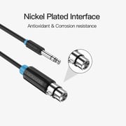 VENTION 6.5mm Male to XLR Female Audio Cable 1m Black- BBEBF