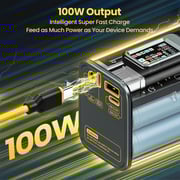 Shargeek Storm2 25600 mAh Power Bank Airline Safe 100W PD 3.0 (PPS) Fast-Charging Protocol With IPS Screen Clear