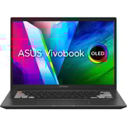 Asus Vivobook Pro 14X OLED Laptop- 11th Gen / Core i7-11370H 3.3GHz / 14inch OLED / 1TB SSD / 16GB RAM / NVIDIA GeForce RTX 3050 / Win11 Home / English/Arabic Keyboard / Grey / Middle East Version- (N7400PC-OLED007W)