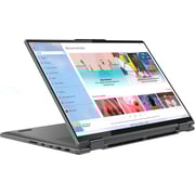 Lenovo Yoga 7 16IAP7 Laptop- 12th Gen / Core i5-1240P / 16inch HD / 256GB SSD / 8GB RAM / Intel Iris Xe Graphics / Win11 Home / English Keyboard / Storm Grey / International Version- (82QG0001US)