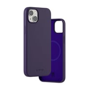 Levelo Iris Magsafe Compatibility Liquid Silicone Case iPhone 14 Plus Compatibility - Purple