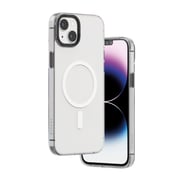 Levelo Magsafe Compatibility Sensa Clear Back Case iPhone 14 Plus Compatibility - Clear/Grey