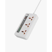 Porodo PD-FWCH013-WH Multi Port Extention Strip