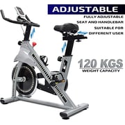 Skyland Fitness Exercise Bike/Spin for Home Cardio and Strength Training Workouts with Height Adjustable- EM-1560