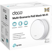 TPLink AX3000 Whole Home Mesh WiFi 6 System with PoE Dual Band Gigabit Router