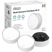 TPLink AX3000 Whole Home Mesh WiFi 6 System with PoE Dual Band Gigabit Router