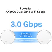 TPLink AX3000 Whole Home Mesh WiFi 6 System with PoE Dual Band Gigabit Router