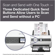 Epson WorkForce DS-730N Network Color Document Scanner- White